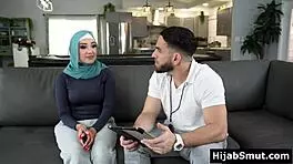 Young Muslim Girl Gets Special Training from Soccer Coach