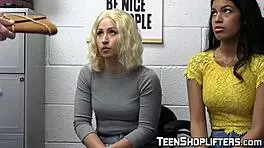 Tattooed Teen 18+ Moans Loudly In Kinky Threesome With Uniformed Guy And Big Cock