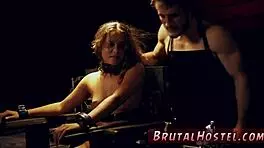 Punished babe bound in garage car after waiting for taxi as naive young 18+ tourist.