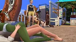 Massive animated orgy with wild sexual banging