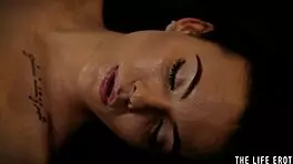 I watch sweaty yoga girl have massive orgasm while masturbating nude