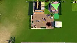 Massive animated orgy with wild sexual banging