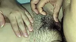 creampie with stepsister, fucking her tight pussy for the first time at home