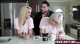 teen 18+ begs to crash at friend’s boyfriend’s place. sabrina snow and nikki sweet get naughty.