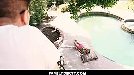 Young step siblings explore their bond in a danish setting.