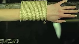 Pouring Wax on Teen Tits and Pussy, Spanking Ass to Orgasm