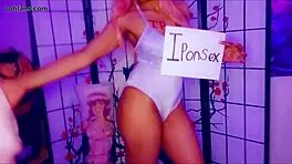 Ebony horny african nigerian american teen 18+ babe loves doing dirty stuffs in the dark