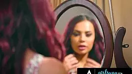 omg, aidra fox and aria lee in a hot 4some with sorority roommates! 🔥