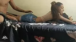 i wait every day for my beautiful neighbor's tight pussy to fuck her before her husband comes home part 1