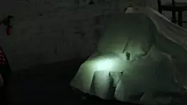 Kristen scott muff dives in spooky building