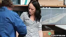 Kylie Martin Sucks The Lp Officer's Cock As Punishment!