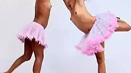 hey ballerina teens, why are you fingering each other topless?