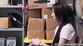 Teenshoplifter: Latina Teen Fucked by Guard After Planted Evidence.