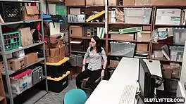 Kylie Martin Sucks The Lp Officer's Cock As Punishment!