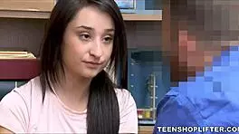Teenshoplifter: Latina Teen Fucked by Guard After Planted Evidence.