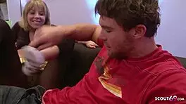 Caught tiny step sister masturbating, she seduces me to fuck 😏