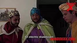 Wise Men VISIT Naughty Girl for Wild Fun