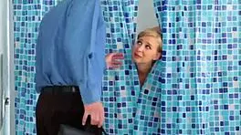 The first time of a perfect family naked in the shower with milf