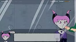 18Titans Episode 13 - Raven Delivers Intense Handjob in Anime Action