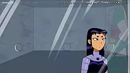 18Titans Episode 13 - Raven Delivers Intense Handjob in Anime Action