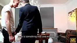 Tutor cheats in missionary and doggystyle with handsome guy! Intense affair!