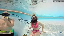 Group sex underwater with Eva Sasalka hides public orgy secrets