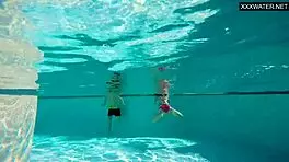 Group sex underwater with Eva Sasalka hides public orgy secrets