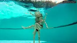 Group sex underwater with Eva Sasalka hides public orgy secrets