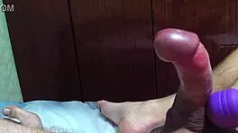 Close-Up Cumshot from Toy in Slow Motion with Teen 18+ Amateur