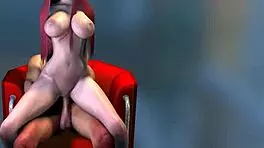 3D Anime Hentai Busty Girl Adventure