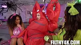 Cosplaying Stepmom Says, 'Join This Unexpected Threesome With Johnny Love, Naomi Foxxx, and Skyla Sun'