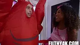 Cosplaying Stepmom Says, 'Join This Unexpected Threesome With Johnny Love, Naomi Foxxx, and Skyla Sun'