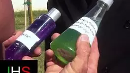 two sexy girls got pounded hard by a guy with a huge cock