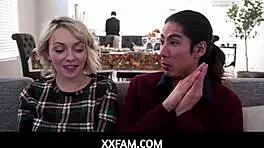 yo, xxfam teen 18+ stepsister and stepbrother bang hard on thanksgiving per dad's wild request - ava sinclaire david lee