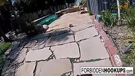 Delivery Driver Dates Step Sister In Pickup Encounter