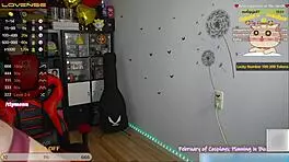 Naughty Girl with Perfect Body, Big Ass, and Big Boobs SUCKING a Dildo on Stream