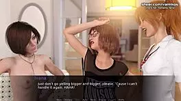 Betrayed Lesbian Teens Engage In Threesome With Cunilingus And Pussy Fingering