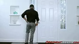 Fetish Sub Teen Craves Rough Fucking. Big Cock Delivers Intense Facial.