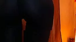 Webcam spandex leggings dancing with petite 18+ brunette amateurs private