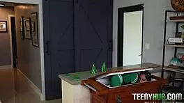 Playing hide and seek turns into taboo fuck with Madison Wilde and GI Joey