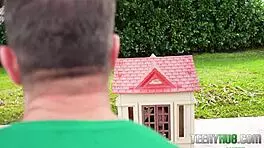 Playing hide and seek turns into taboo fuck with Madison Wilde and GI Joey