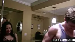 amateur teen bachelorette fucked by male stripper at party