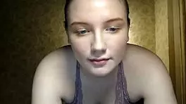 cute shy girl reveals her large natural breasts