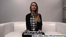 Submissive beauty screams in pleasure as she feels the cock deep inside