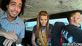 Intriguing Redhead Amateur Blowjob In Public Car Leads To Humiliating Sex