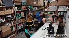 uhh, cheerleader cop, first time caught on cctv... so nervous!