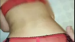 Brazilian wife gives doggy to husband's friend and takes cum.