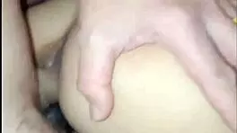 Brazilian wife gives doggy to husband's friend and takes cum.