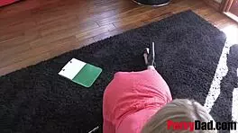 Damn! Step Dad Struggles to Tame Slutty Kali Roses