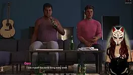 Milf In Corset And Stockings Sucks Cock While Cuckold Watches